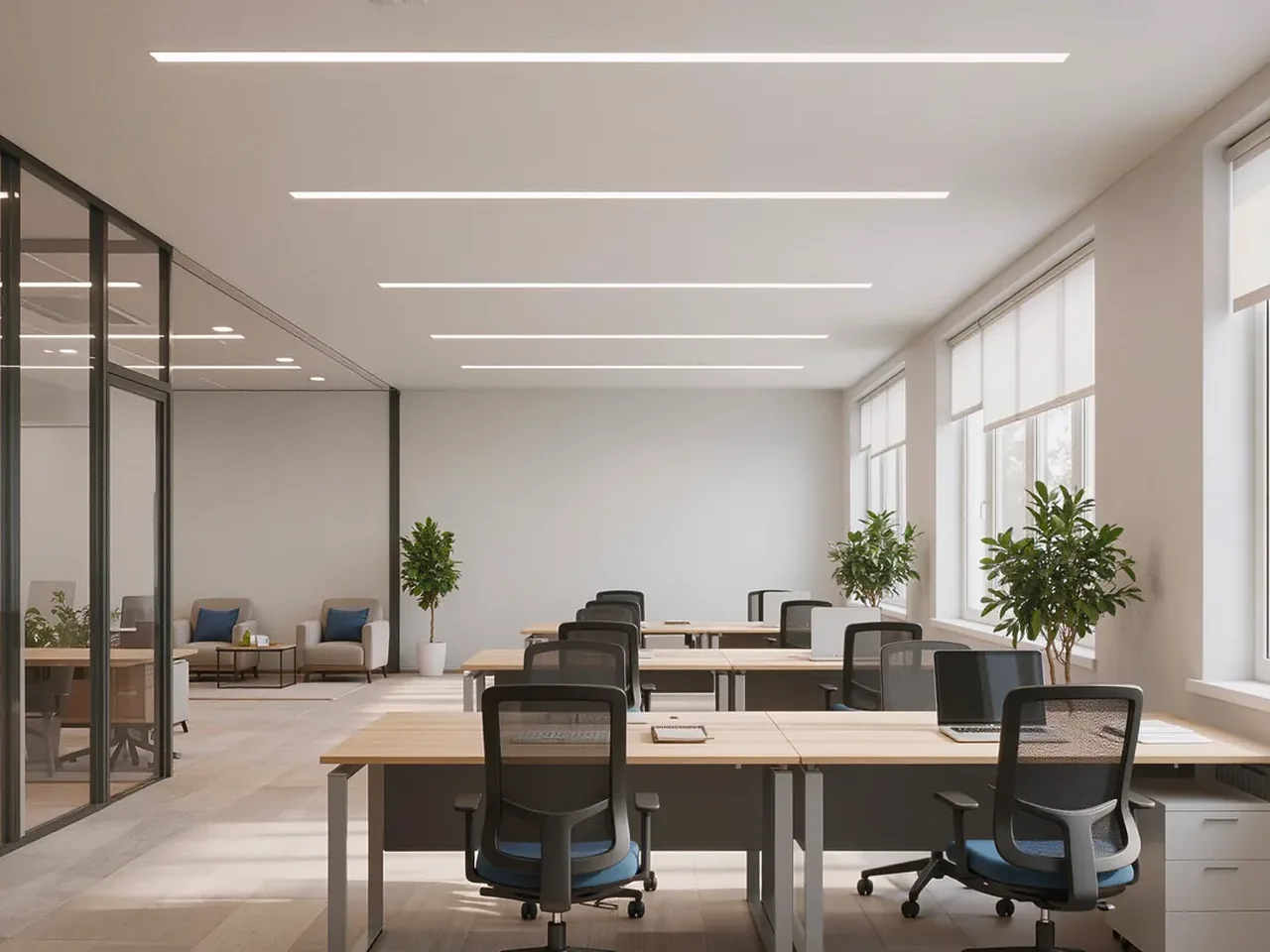 Helles, modernes Büro bei MBD